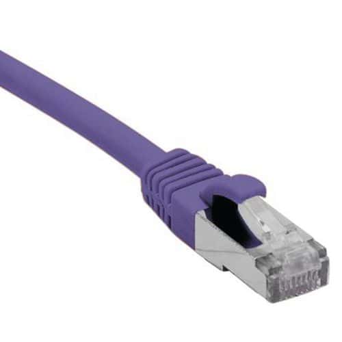 Netwerkkabel RJ45 CAT 6A F/UTP LSOH SNG paars 0.15 M