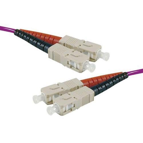 Draadbrug optisch Duplex 2 mm OM4 SC-UPC/SC-UPC erika 10 m