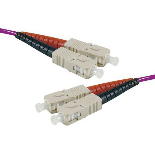 Draadbrug optisch Duplex 2 mm OM4 SC-UPC/SC-UPC erika 3 m