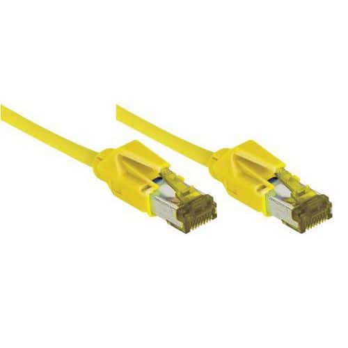 Netwerksnoer RJ45 op Kabel CAT 7 S/FTP LSOH SNG geel 2 m