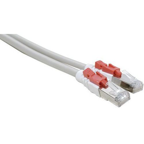 Netwerkkabel RJ45 CAT 6 S/FTP met vergrendeling grijs 2 m