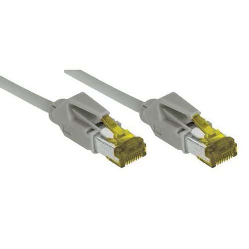 Netwerksnoer RJ45 op Kabel CAT 7 S/FTP LSOH SNG grijs 7.5 m