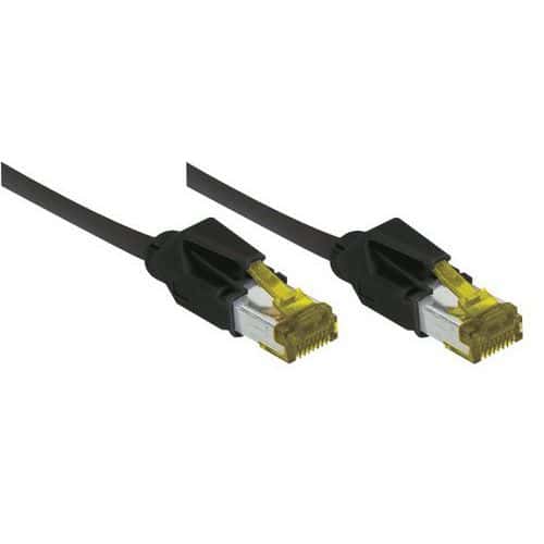 Netwerksnoer RJ45 op Kabel CAT 7 S/FTP LSOH SNG zwart 1.5 m