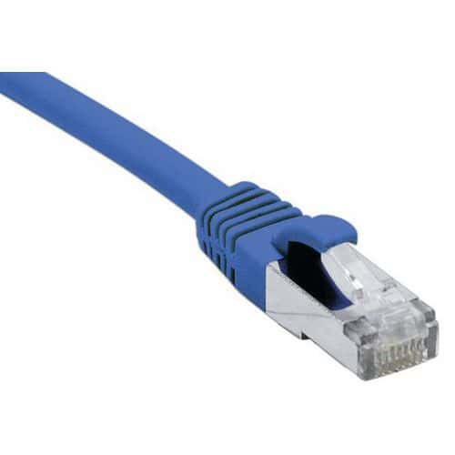 Netwerkkabel RJ45 CAT 6A F/UTP LSOH SNG blauw 1 m