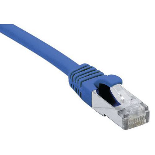 Netwerkkabel RJ45 CAT 6A F/UTP LSOH SNG blauw 1.5 m