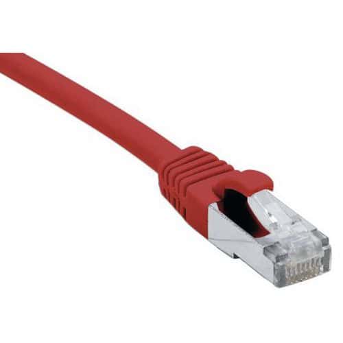 Netwerkkabel RJ45 CAT 6A F/UTP LSOH SNG rood 0.3 m