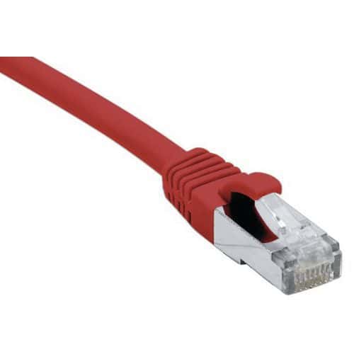 Netwerkkabel RJ45 CAT 6A F/UTP LSOH SNG rood 10 m