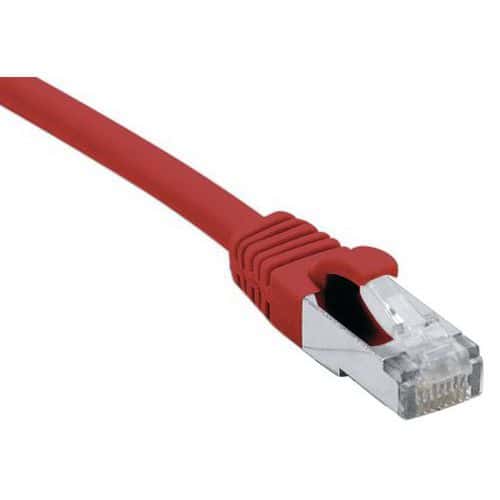 Netwerkkabel RJ45 CAT 6A F/UTP LSOH SNG rood 3 m