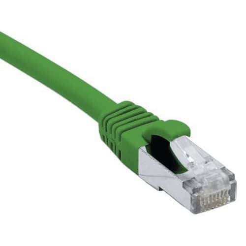 Netwerkkabel RJ45 CAT 6A F/UTP LSOH SNG groen 1 m