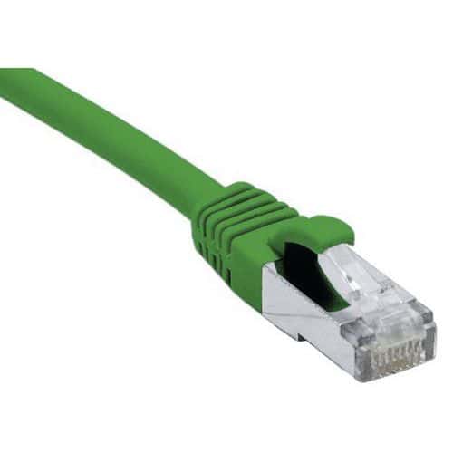 Netwerkkabel RJ45 CAT 6A F/UTP LSOH SNG groen 1.5 m