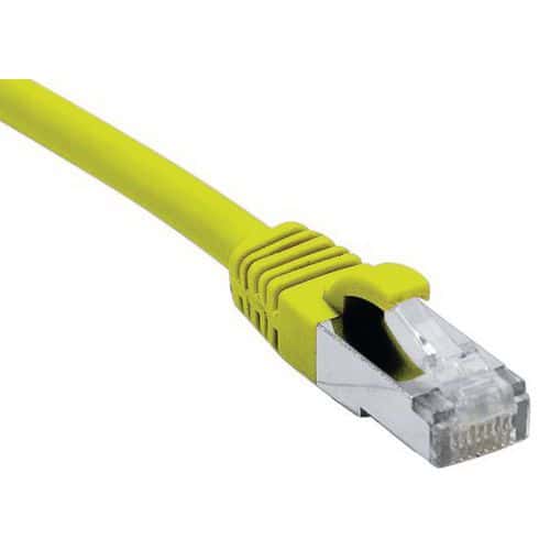 Netwerkkabel RJ45 CAT 6A F/UTP LSOH SNG geel 15 m