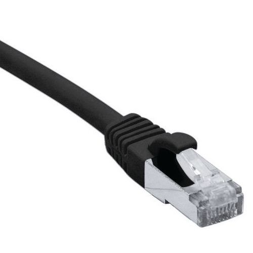 Netwerkkabel RJ45 CAT 6A F/UTP LSOH SNG zwart 0.5 m