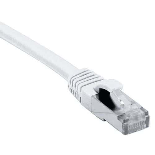 Netwerkkabel RJ45 CAT 6 F/UTP LSOH SNG wit 0.5 m