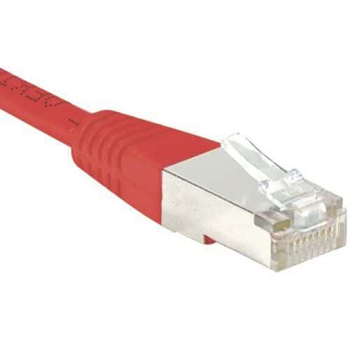 Netwerkkabel gekruist RJ45 CAT 6 S/FTP rood 5 m