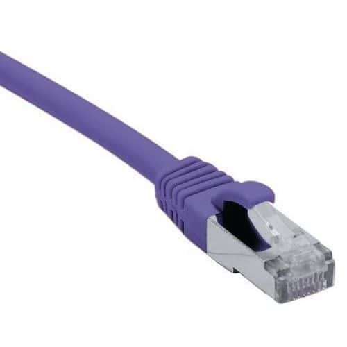 Netwerkkabel RJ45 CAT 6A F/UTP LSOH SNG paars 15 m