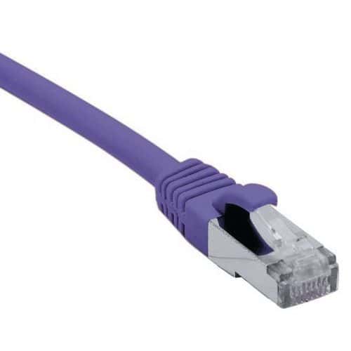 Netwerkkabel RJ45 CAT 6A F/UTP LSOH SNG paars 25 m