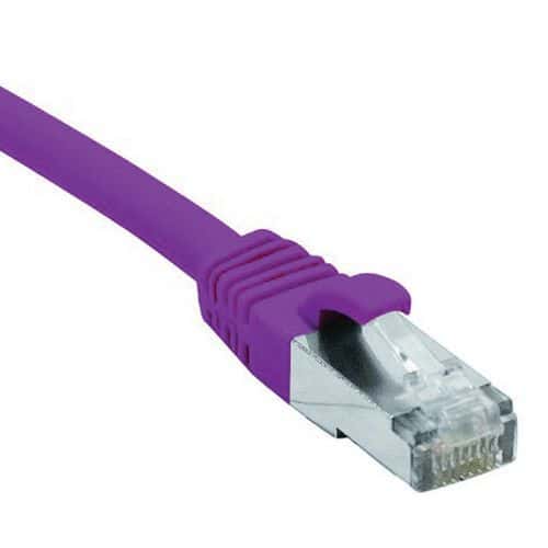 Netwerkkabel RJ45 CAT 6 F/UTP LSOH SNG paars 15 m