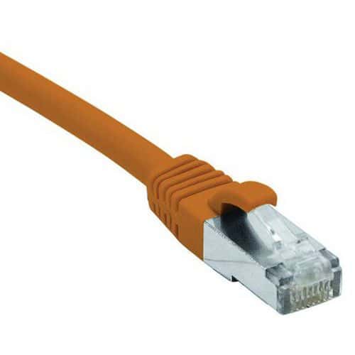 Netwerkkabel RJ45 CAT 6 F/UTP LSOH SNG oranje 10 m