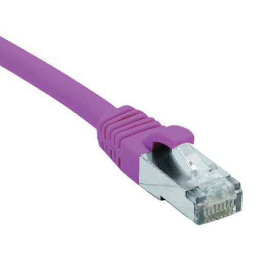 Netwerkkabel RJ45 CAT 6 F/UTP LSOH SNG roze 15 m