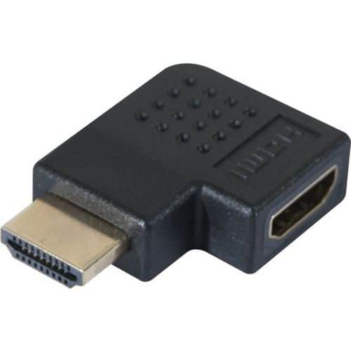 Koppeling HDMI mannelijk / vrouwelijk 270° model B