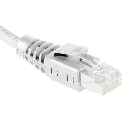 Hoes voor RJ45-stekker met clips wit