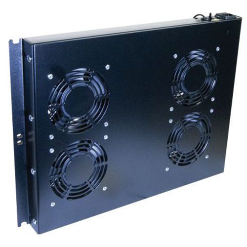 Unit 19” 4 ventilatoren voor netwerk- en serverrack