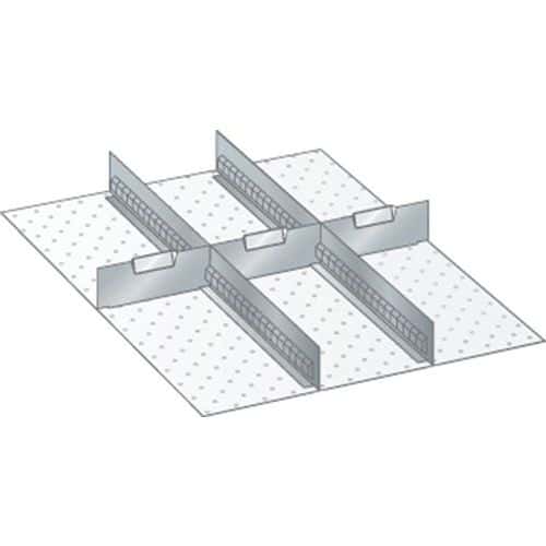 Set materiaal voor indeling 27x36E (bxdxh) 459x612x75 mm - Lista