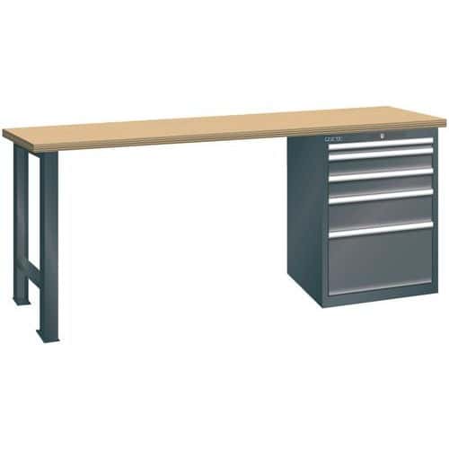 Werkbank 27x36E (bxdxh) 1500x750x840 mm - lista