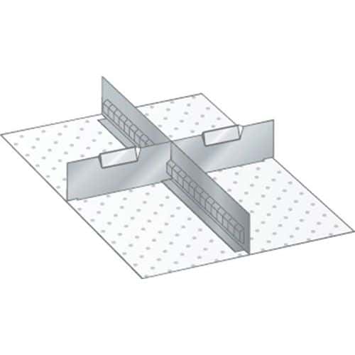 Set materiaal voor indeling 18x27E (bxdxh) 306x459x150 mm - Lista