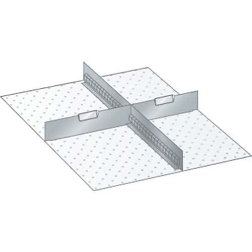 Set materiaal voor indeling 27x36E (bxdxh) 459x612x150 mm - Lista