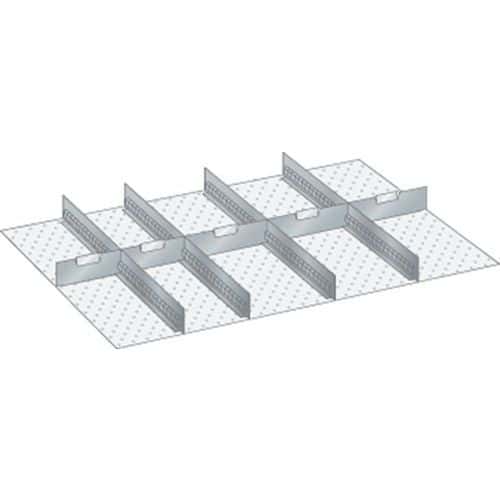 Set materiaal voor indeling 54x36E (bxdxh) 918x612x50 mm - lista