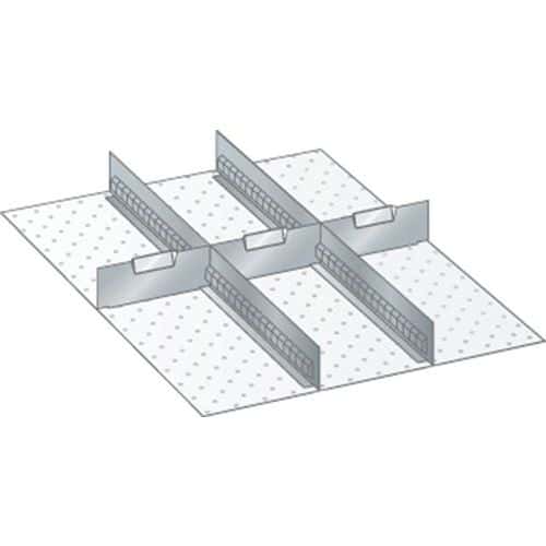 Set materiaal voor indeling 27x36E (bxdxh) 459x612x100 mm - Lista