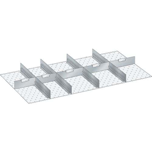 Set materiaal voor indeling 54x27E (bxdxh) 918x459x75 mm - lista