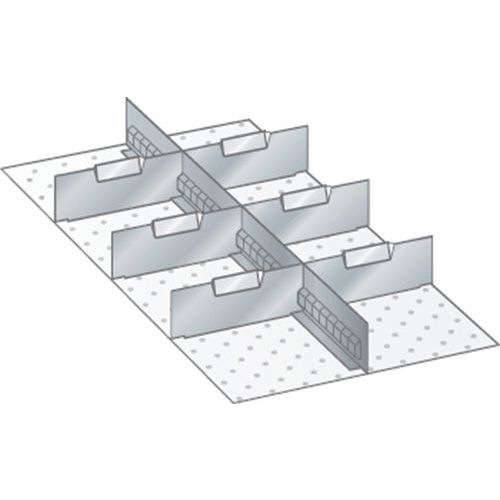 Set materiaal voor indeling 18x36E (bxdxh) 306x612x200 mm - Lista