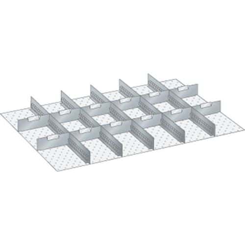 Set materiaal voor indeling 54x36E (bxdxh) 918x612x300 mm - Lista