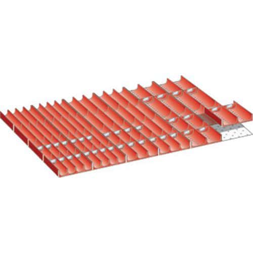 Set materiaal voor indeling 54x36E (bxdxh) 918x612x50 mm - lista