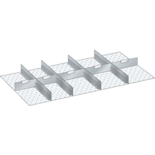 Set materiaal voor indeling 54x27E (bxdxh) 918x459x150 mm - Lista