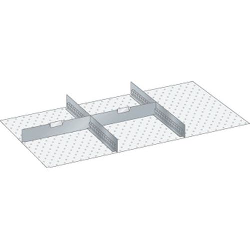 Set materiaal voor indeling 54x27E (bxdxh) 918x459x300 mm - Lista