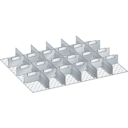 Set materiaal voor indeling 36x27E (bxdxh) 612x459x150 mm - Lista