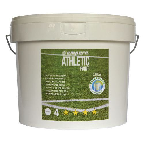 Verf voor synthetisch en natuurlijk gazon - Ampere Athletic Paint® - Emmer van 15 kg