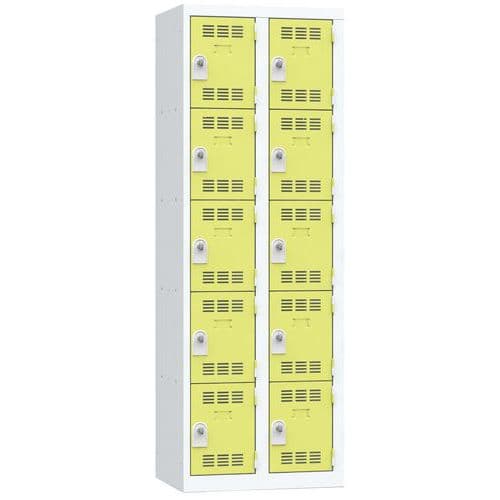 Meervaks garderobekast - 2 kolommen - 5 vakken - Breedte 300mm