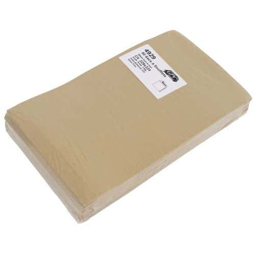 Envelop van kraftpapier bruin 130 g - Met kleppen - Pakket van 50