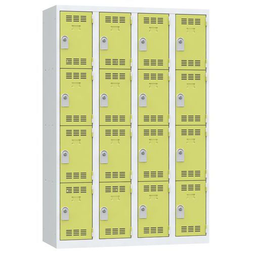 Meervaks garderobekast - 4 kolommen - 4 vakken - Breedte 300mm