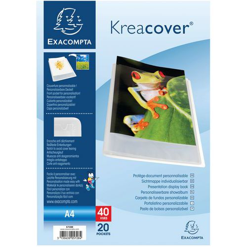Showalbum kreacover® 20 st. chromaline 20 tassen 40 zicht A4