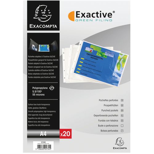 Showtas geperf. glad pp 5,5/100ste exactive® Exacompta