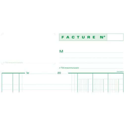 Factuur doorschrijfpapier 29,7x21cm 50 zelfkopiërend dupli