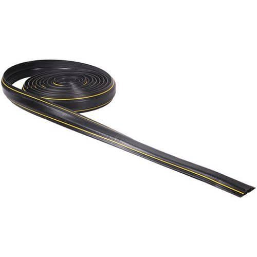 Kabeldoorvoer, lengte 3 m - Zwart/geel - Manutan