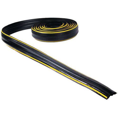 Kabeldoorvoer, lengte 3 m - Zwart/geel - Manutan