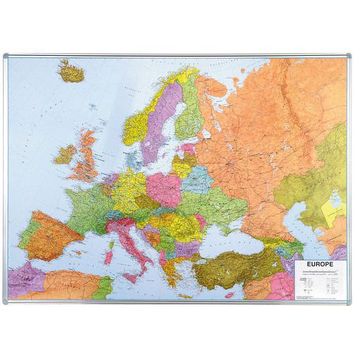 tapijt doel som Magnetische kaart van Europa | Manutan
