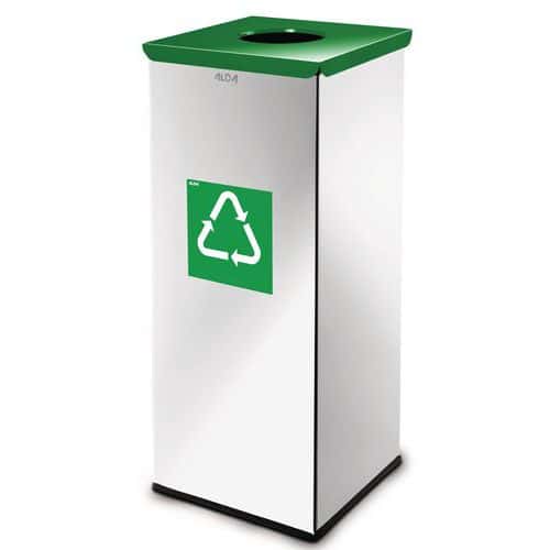 Metalen afvalbak Prestige voor recycling 60 l